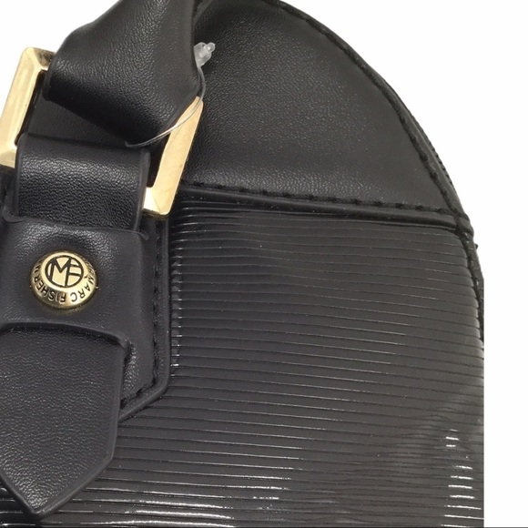 Marc Fisher top handle leather satchel purse - Picture 4 of 10